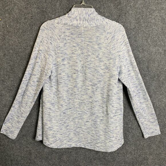 Loft Open Cardigan Women M Light Weight Knit Long Sleeve Nubby Space Dye - Picture 8 of 15